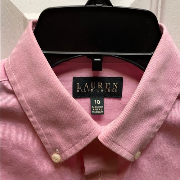 Ralph Lauren button down shirt, Boys size 10, - Picture 4 of 5